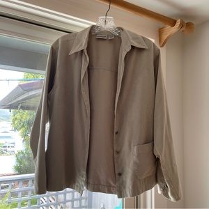 Lightweight Chico’s Tan Button Down Shirt